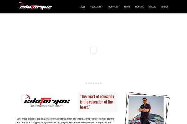 EDU theme site design template sample