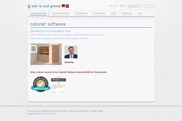 Balance theme site design template sample