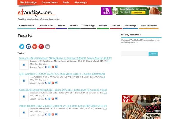 MesoColumn theme site design template sample