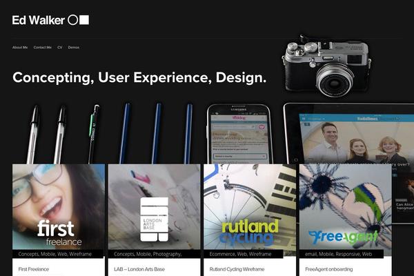 Gridly theme site design template sample