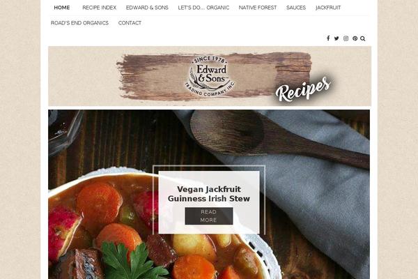 Site using Visual Recipe Index plugin