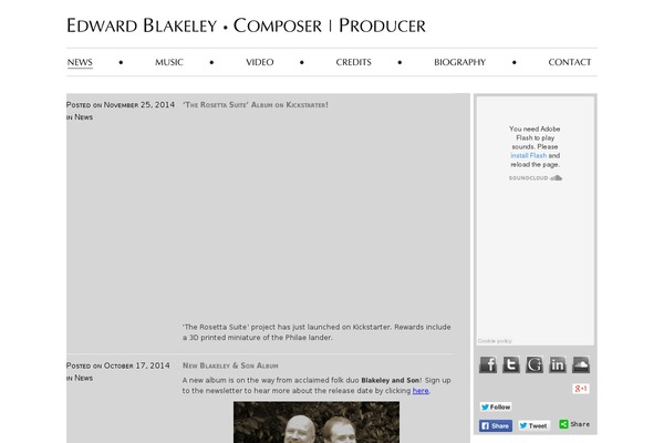 Starkers theme site design template sample
