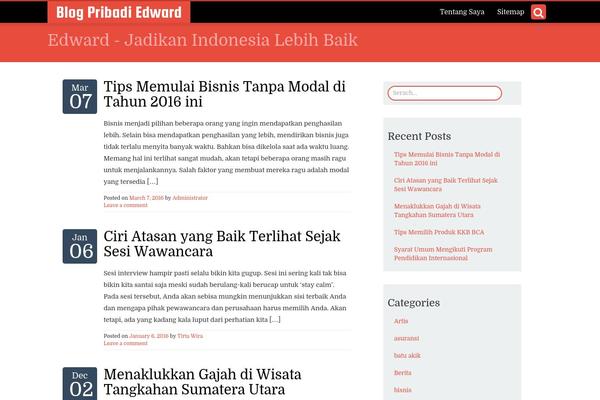 WriterStrap theme site design template sample