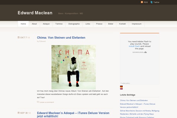 Titan theme site design template sample