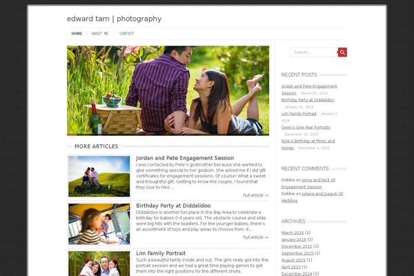 Leaf theme site design template sample