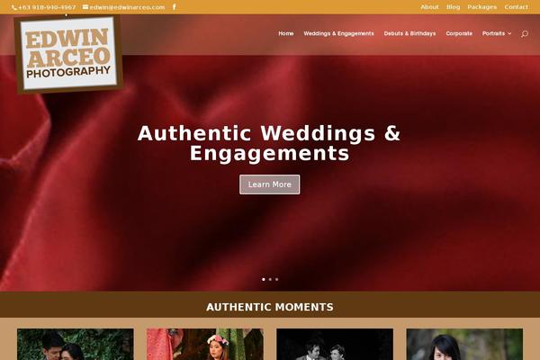 Aggregate theme site design template sample