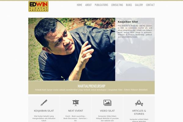 Zig Zag theme site design template sample