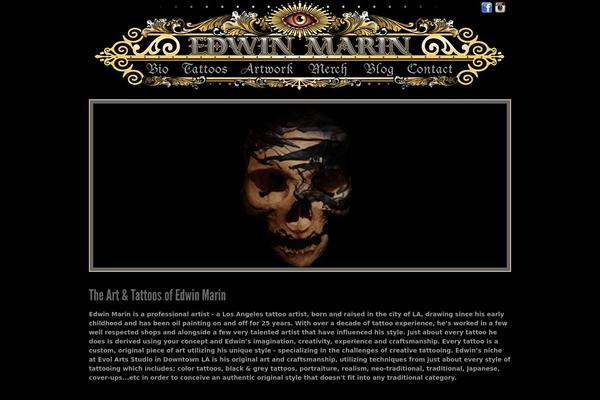 edwinmarin.com site used Dobin-folio