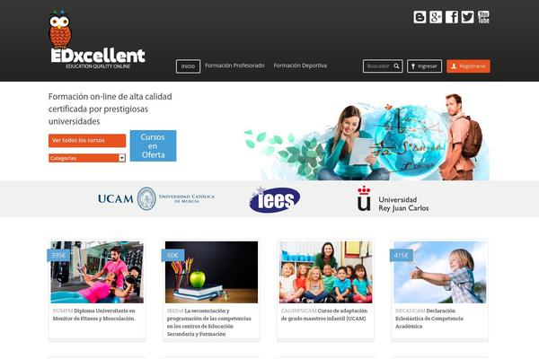 Academy theme site design template sample