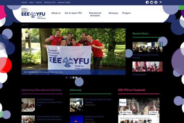 Magazine theme site design template sample