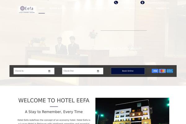 Site using Sohohotel-booking plugin