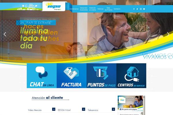 Site using Visucom-smart-sections plugin
