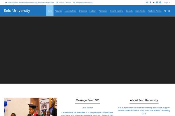 Highend theme site design template sample