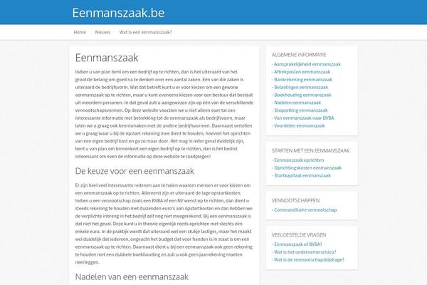 Icy theme site design template sample