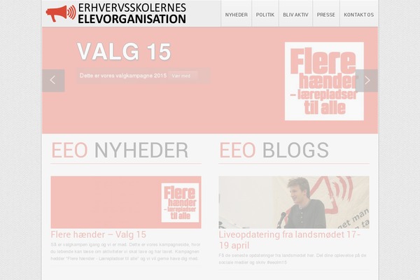 Clarion theme site design template sample