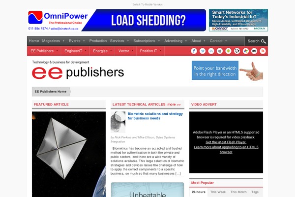 eepublishers.co.za site used Eepublishers