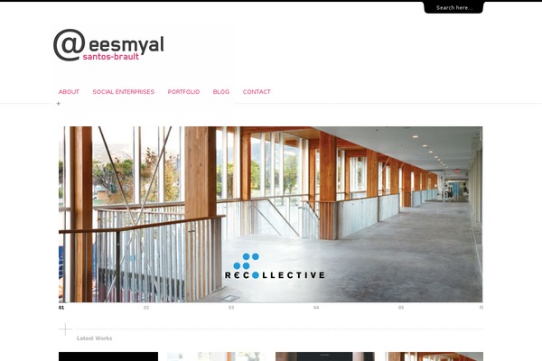 Folioway theme site design template sample