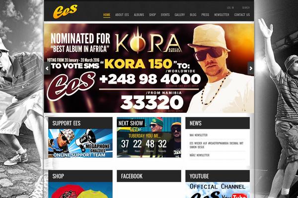 Rockit theme site design template sample