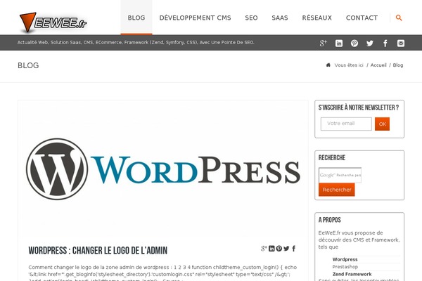 Hueman Child theme site design template sample