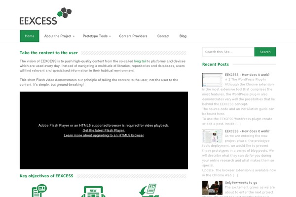 Glamour theme site design template sample