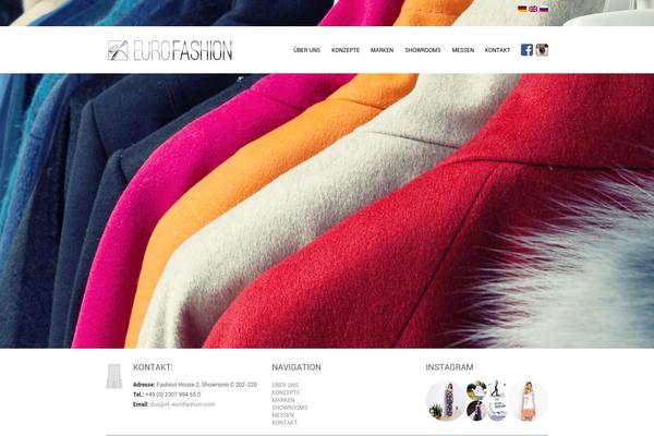 Modernist theme site design template sample