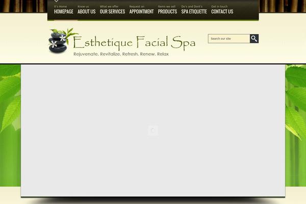 SPA Treats theme site design template sample
