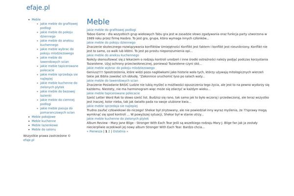 InfoWay theme site design template sample
