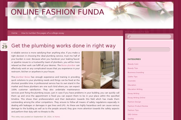 BlogsTrend theme site design template sample