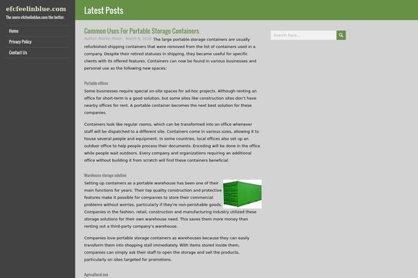 Site using Beauty Contact Form plugin
