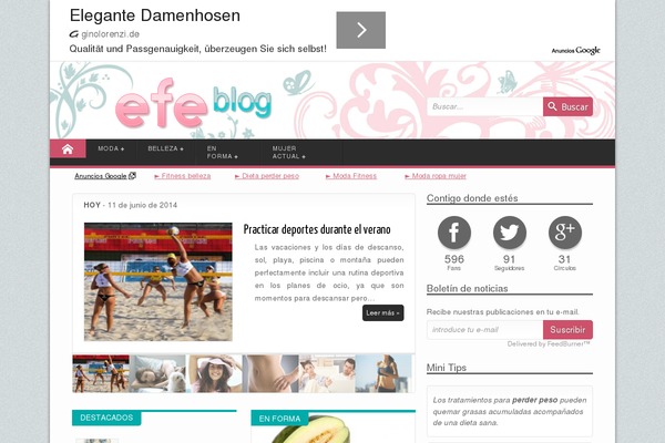 efeblog.com site used Efe-blog