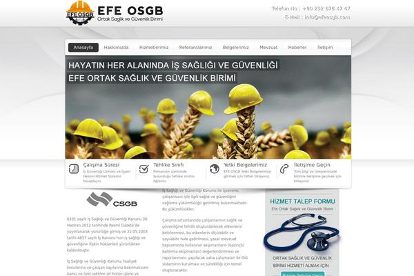 Corbiz theme site design template sample