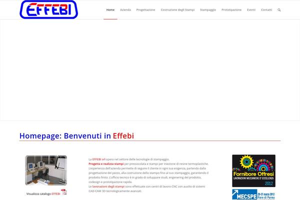 Enfold theme site design template sample