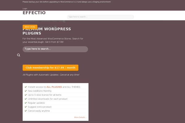 Site using WP Notification Bars plugin