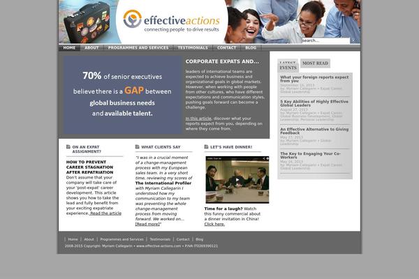 iCompany theme site design template sample