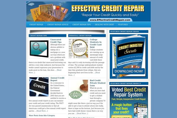 Lifestyle theme site design template sample