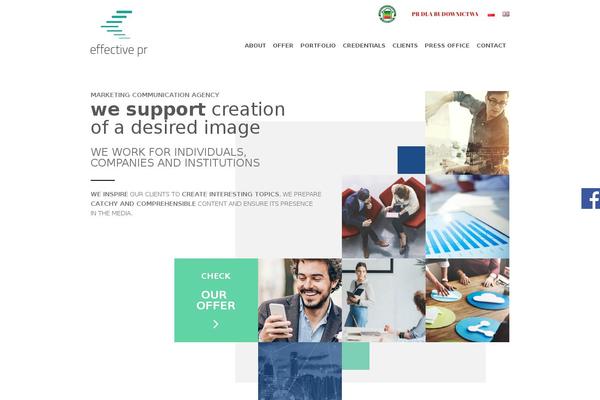 Site using Soslider-social-slider plugin
