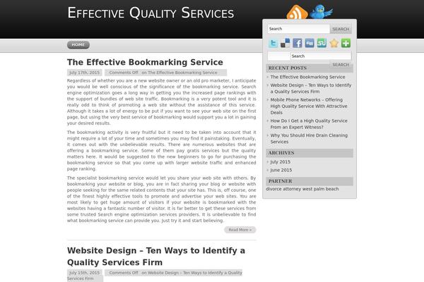 Modernstyle theme site design template sample
