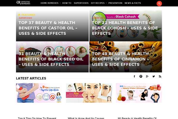 Er theme site design template sample