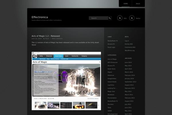 Piano Black theme site design template sample