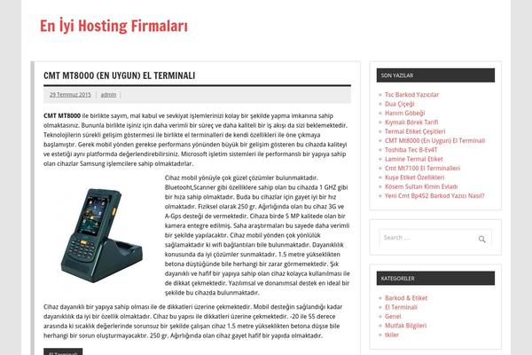 Dynamic News Lite theme site design template sample