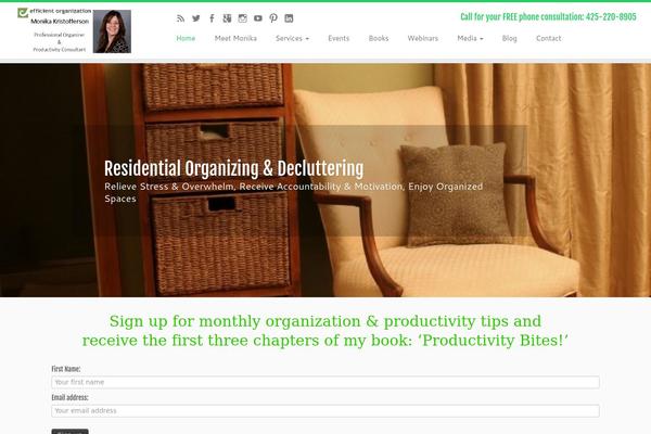 Customizr theme site design template sample