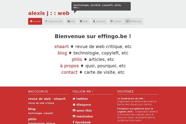 AlbinoMouse theme site design template sample