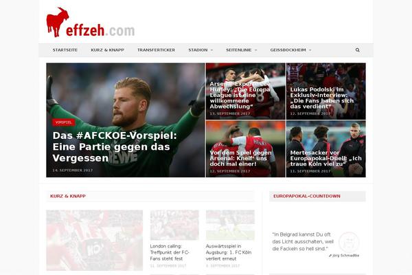 Site using Theia-post-slider plugin