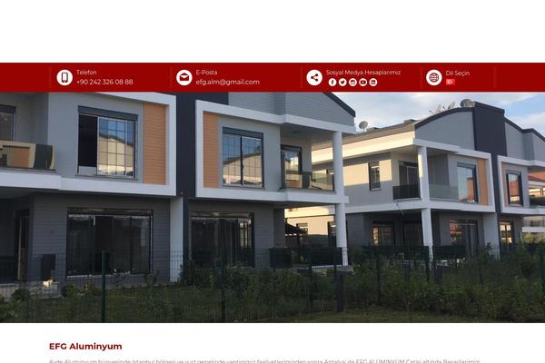 efgaluminyum.com site used Yildiz