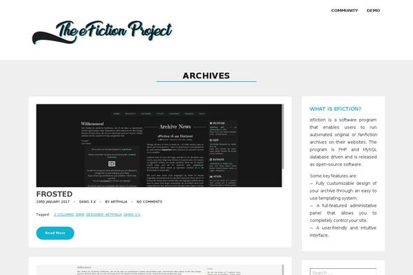 Initio theme site design template sample