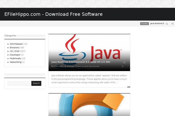 SevenMag theme site design template sample