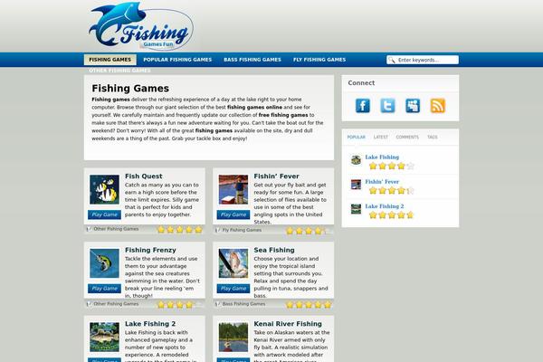 efishinggamesfun.com site used Fishing