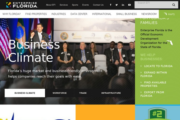 eflorida.com site used Enterprise-florida