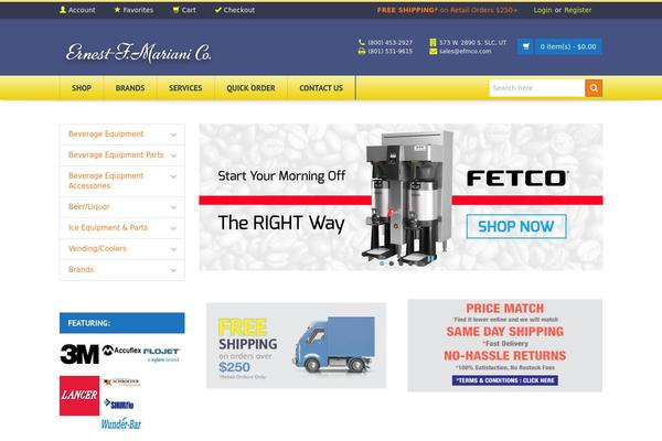 Venedor theme site design template sample