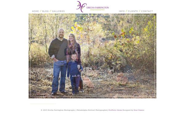 ProPhoto 5 theme site design template sample